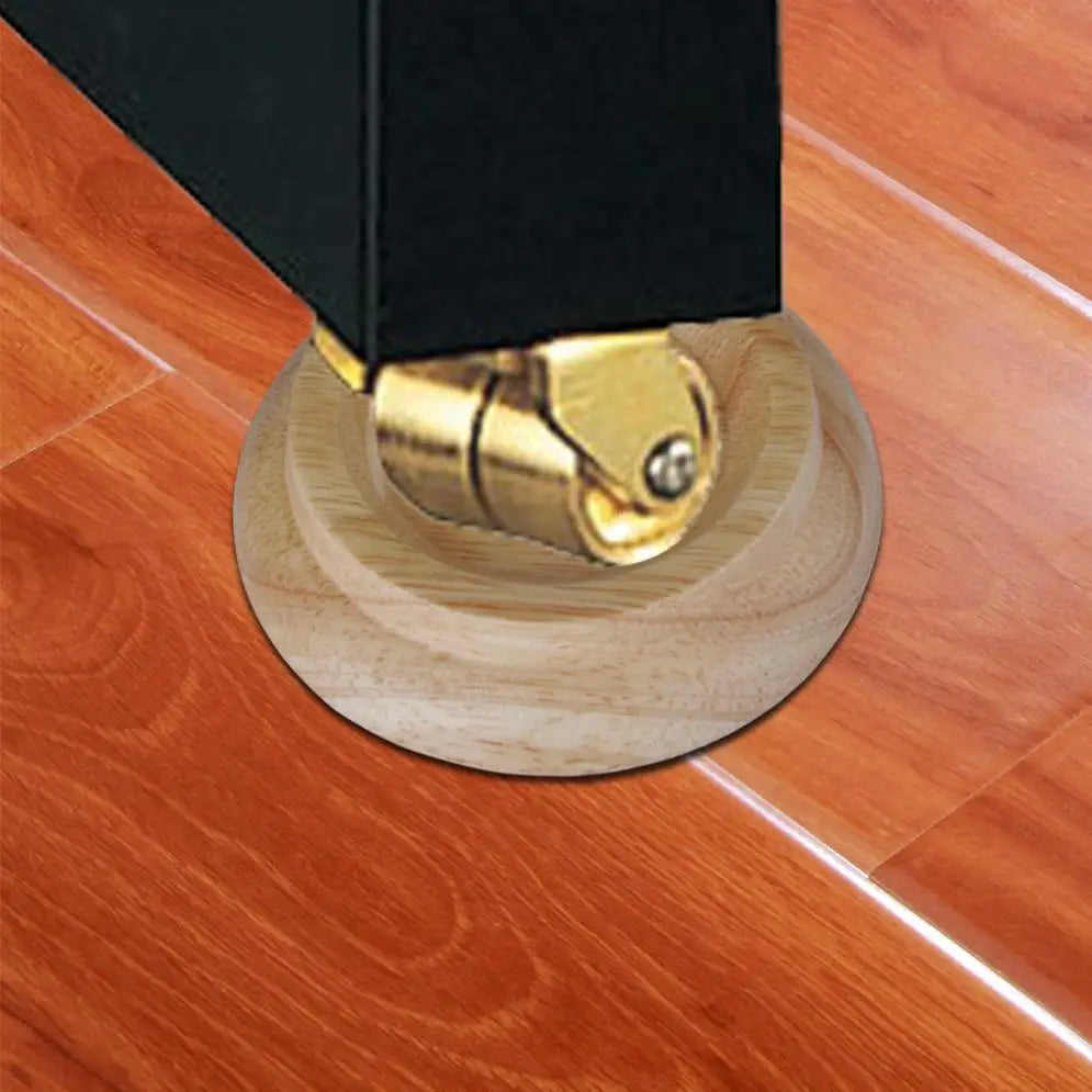 Solid Wood Caster Cups For Upright Pianos