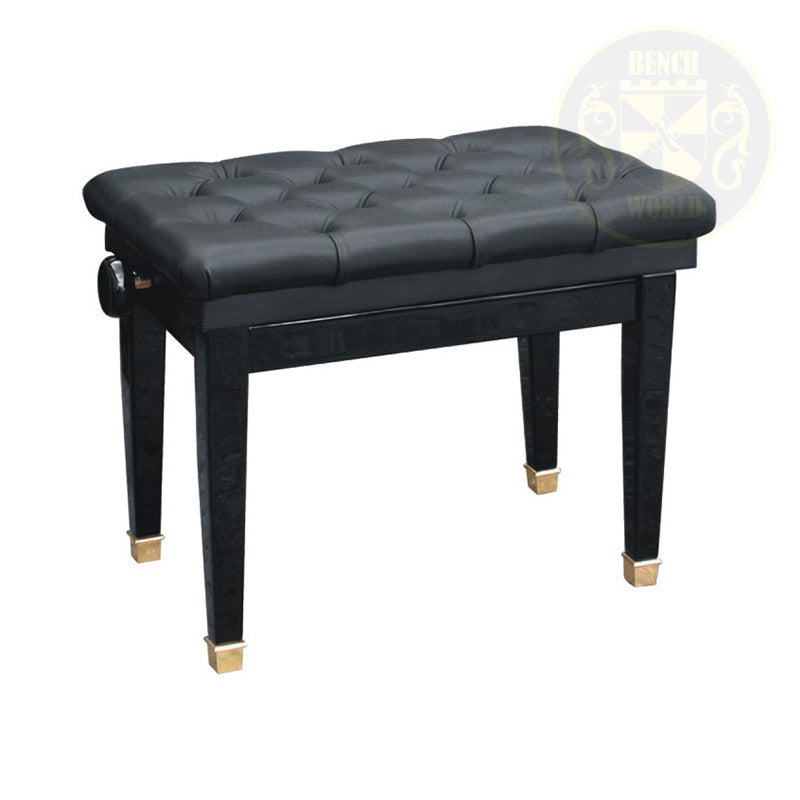 Standard Adjustable Piano Bench In Leather FREE SHIPPING!!!