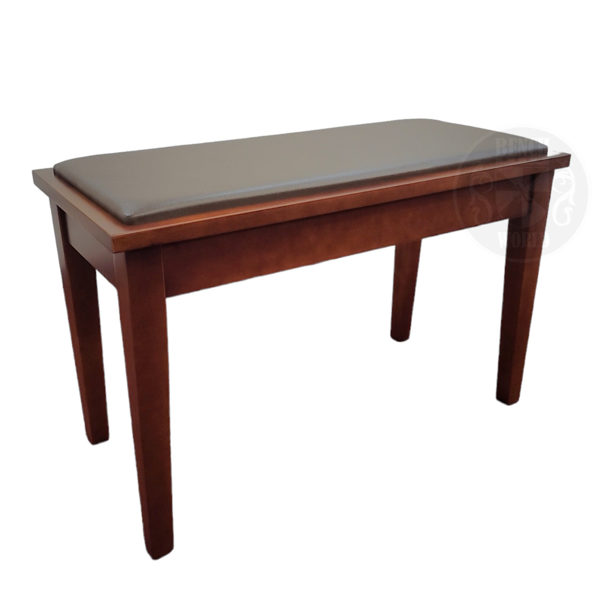 Light Satin Walnut Piano Bench 