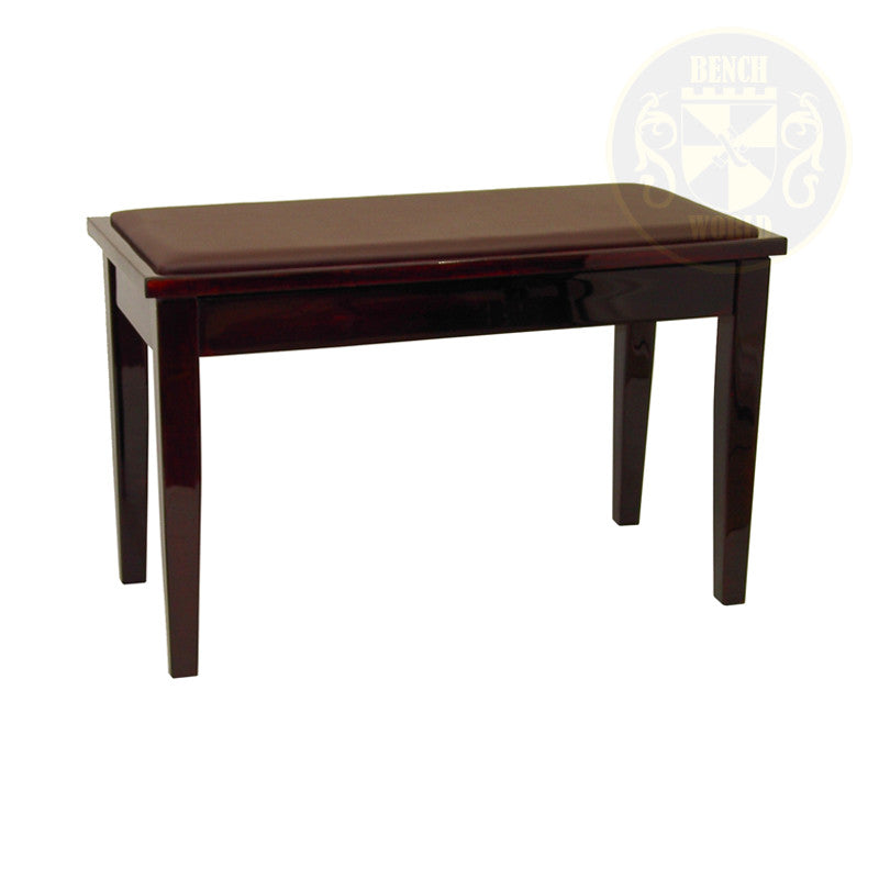 High Polish Mahogany Piano Bench