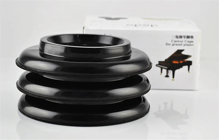 Black ABS Grand Piano Caster Cup