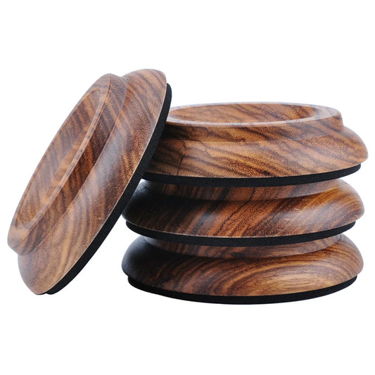 Zebra Soild Wood Upright Piano Caster Cups