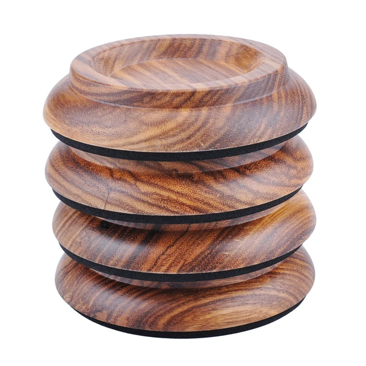 Zebra Soild Wood Upright Piano Caster Cups