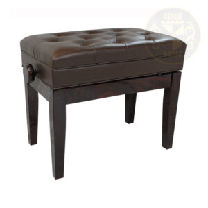 VALUE PRICED Adjustable Piano Benches In Wood Finishes With Storage FREE SHIPPING