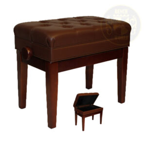 VALUE PRICED Adjustable Piano Benches In Wood Finishes With Storage FREE SHIPPING