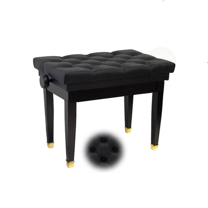 Standard Adjustable Piano Bench In Leather FREE SHIPPING!!!