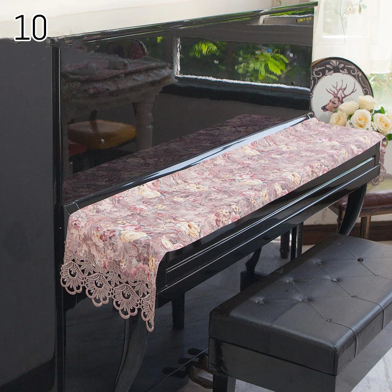 Lace Piano Keyboard Cover