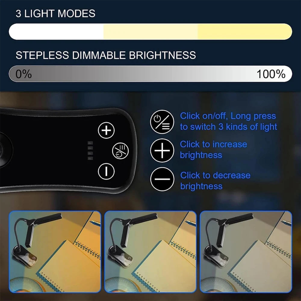 USB Rechargeable Piano Light